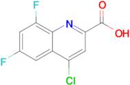 6,8-DIFLUORO-4-CHLOROQUINOLINE-2-CARBOXYLIC ACID
