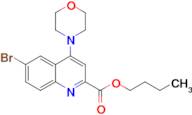 BUTYL 6-BROMO-4-MORPHOLINOQUINOLINE-2-CARBOXYLATE