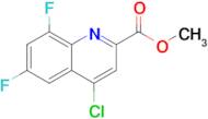 METHYL 6,8-DIFLUORO-4-CHLOROQUINOLINE-2-CARBOXYLATE