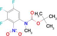 TERT-BUTYL METHYL(3,4,5-TRIFLUORO-2-NITROPHENYL)CARBAMATE