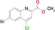 METHYL 6-BROMO-4-CHLOROQUINOLINE-2-CARBOXYLATE