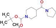 TERT-BUTYL 4-(PYRROLIDINE-1-CARBONYL)PIPERIDINE-1-CARBOXYLATE