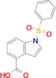 1-BENZENESULFONYL-1H-INDOLE-4-CARBOXYLIC ACID