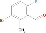 3-BROMO-6-FLUORO-2-METHYL-BENZALDEHYDE