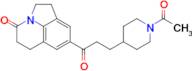 8-[3-(1-ACETYL-PIPERIDIN-4-YL)-PROPIONYL]-1,2,5,6-TETRAHYDRO-PYRROLO[3,2,1-IJ]QUINOLIN-4-ONE