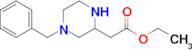ETHYL 2-(4-BENZYLPIPERAZIN-2-YL)ACETATE
