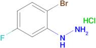 2-BROMO-5-FLUOROPHENYLHYDRAZINE HCL