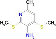 6-METHYL-2,4-BIS-METHYLSULFANYLPYRIDIN-3-YLAMINE