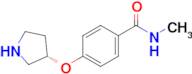 (S)-N-METHYL-4-(PYRROLIDIN-3-YLOXY)BENZAMIDE