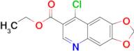 ETHYL 8-CHLORO[1,3]DIOXOLO[4,5-G]QUINOLINE-7-CARBOXYLATE