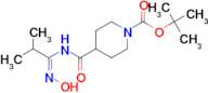 TERT-BUTYL 4-(1-(HYDROXYIMINO)-2-METHYLPROPYLCARBAMOYL)PIPERIDINE-1-CARBOXYLATE
