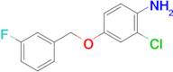 2-CHLORO-4-(3-FLUORO-BENZYLOXY)ANILINE