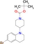 TERT-BUTYL 4-(6-BROMO-3,4-DIHYDROQUINOLIN-1(2H)-YL)PIPERIDIN-1-CARBOXYLATE