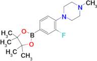 (3-FLUORO-4-(4-METHYLPIPERAZIN-1-YL)PHENYL)BORONIC ACID PINACOL ESTER