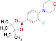 (3-FLUORO-4-MORPHOLINOPHENYL)BORONIC ACID PINACOL ESTER