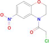 2-CHLORO-1-(6-NITRO-2H-BENZO[B][1,4]OXAZIN-4(3H)-YL)ETHANONE