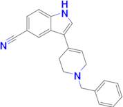 3-(1-BENZYL-1,2,3,6-TETRAHYDRO-4-PYRIDINYL)-1H-INDOLE-5-CARBONITRILE