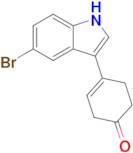 4-(5-Bromo-1H-indol-3-yl)cyclohex-3-en-1-one