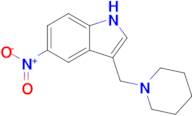 3-(1-PIPERIDINYLMETHYL)-5-NITRO-1H-INDOLE