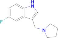 5-FLUORO-3-(PYRROLIDIN-1-YLMETHYL)-1H-INDOLE