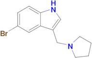 5-BROMO-3-(PYRROLIDIN-1-YLMETHYL)-1H-INDOLE