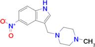 3-((4-METHYLPIPERAZIN-1-YL)METHYL)-5-NITRO-1H-INDOLE