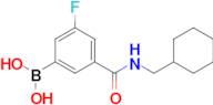 5-CYCLOHEXYLMETHYLCARBAMOYL-3-FLUOROBENZENEBORONIC ACID