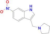 6-NITRO-3-(PYRROLIDIN-1-YLMETHYL)-1H-INDOLE