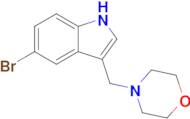 4-((5-BROMO-1H-INDOL-3-YL)METHYL)MORPHOLINE