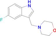 4-[(5-Fluoro-1H-indol-3-yl)methyl]morpholine