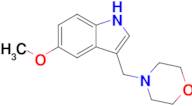 4-[(5-Methoxy-1H-indol-3-yl)methyl]morpholine