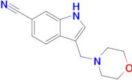 3-(MORPHOLINOMETHYL)-1H-INDOLE-6-CARBONITRILE