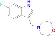 4-[(6-Fluoro-1H-indol-3-yl)methyl]morpholine