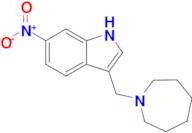 3-(AZEPAN-1-YLMETHYL)-6-NITRO-1H-INDOLE