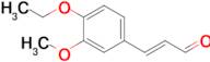 3-(4-ETHOXY-3-METHOXYPHENYL)ACRYLALDEHYDE (MIXTURE OF E/Z ISOMERS)