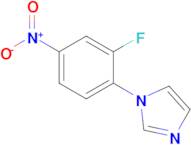 1-(2-FLUORO-4-NITROPHENYL)-1H-IMIDAZOLE