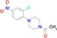 1-ACETYL-4-(2-FLUORO-4-NITROPHENYL)PIPERAZINE