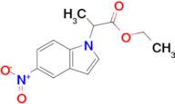 Ethyl 2-(5-nitro-1H-indol-1-yl)propionate