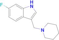 6-FLUORO-3-(PIPERIDIN-1-YLMETHYL)-1H-INDOLE