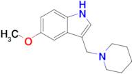 5-METHOXY-3-(PIPERIDIN-1-YLMETHYL)-1H-INDOLE