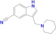 3-(PIPERIDIN-1-YLMETHYL)-1H-INDOLE-5-CARBONITRILE