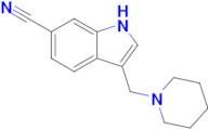3-(PIPERIDIN-1-YLMETHYL)-1H-INDOLE-6-CARBONITRILE