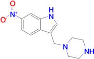 6-NITRO-3-(PIPERAZIN-1-YLMETHYL)-1H-INDOLE