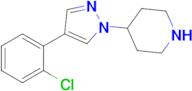 4-(4-(2-CHLOROPHENYL)-1H-PYRAZOL-1-YL)PIPERIDINE