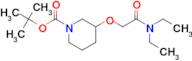 TERT-BUTYL 3-(2-(DIETHYLAMINO)-2-OXOETHOXY)PIPERIDINE-1-CARBOXYLATE