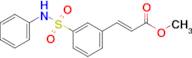 3-(3-PHENYLSULFAMOYLPHENYL)ACRYLIC ACID METHYL ESTER