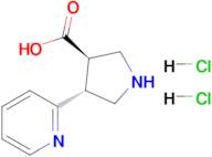 TRANS-4-(2-PYRIDINYL)-PYRROLIDINE-3-CARBOXYLIC ACID 2HCL