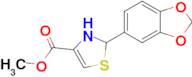 METHYL 2-(BENZO[D][1,3]DIOXOL-5-YL)-2,3-DIHYDROTHIAZOLE-4-CARBOXYLATE