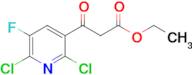 ETHYL 3-(2,6-DICHLORO-5-FLUOROPYRIDIN-3-YL)-3-OXOPROPANOATE