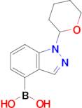 1-(TETRAHYDRO-2H-PYRAN-2-YL)-1H-INDAZOL-4-YL-4-BORONIC ACID